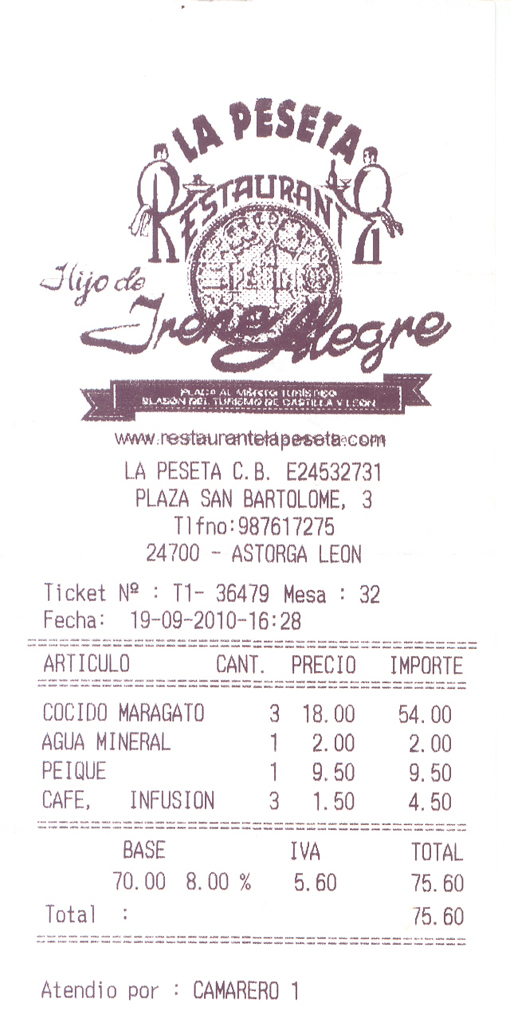 El cocido Maragato en el restaurante “La Peseta” de Astorga