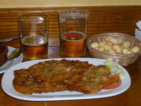 Tortillitas de camarones del Bar “Er Beti”