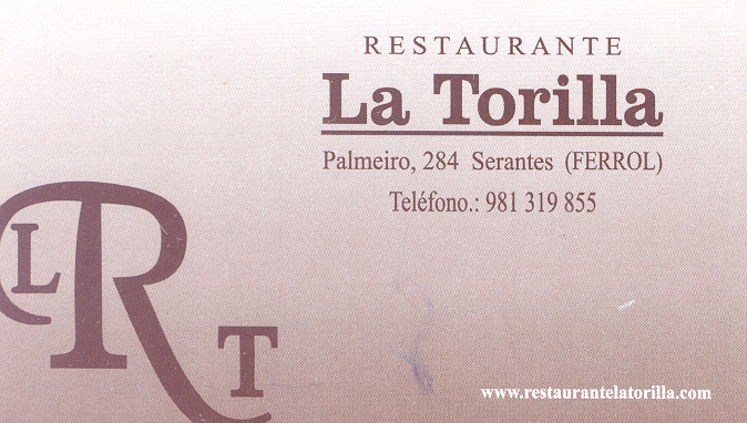 Restaurante La Torilla en Serantes Ferrol