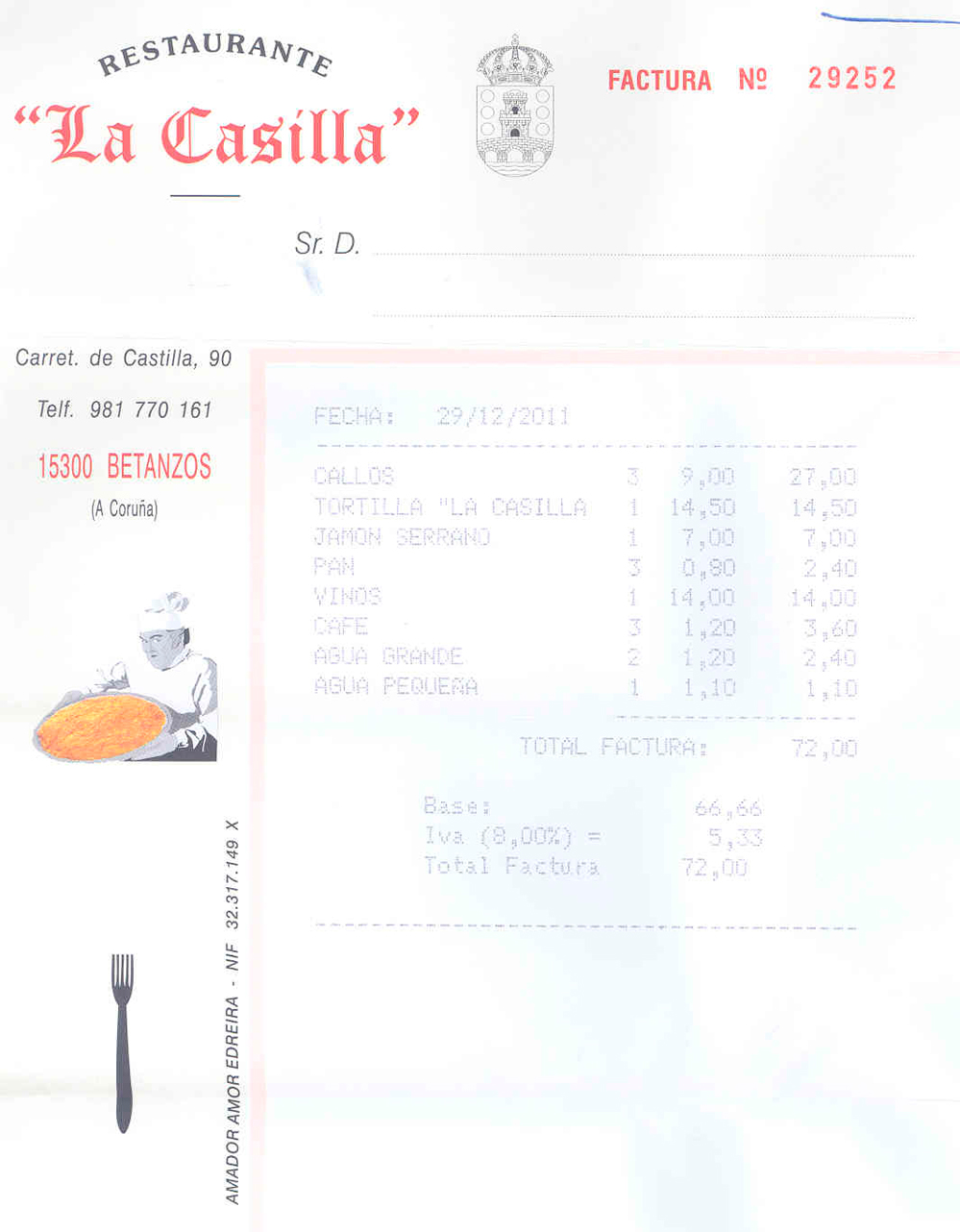 La Casilla es un clásico de la restauración de Betanzos 