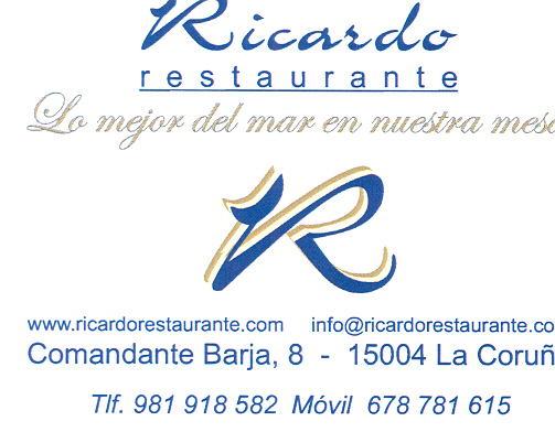 Restaurante Ricardo en la la playa de Riazor en La Coruña