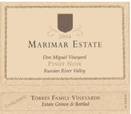 Marimar Estate Don Miguel Vineyard Pinot Noir Russian River Valley, California